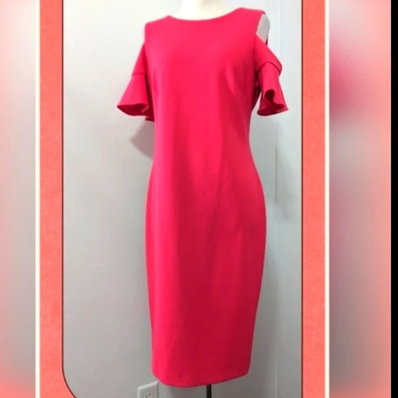 strapless open back dress Blush Pink Wrap Dress main image 1